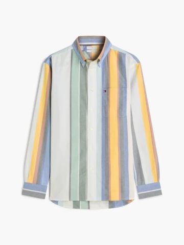 Tommy Hilfiger - Áo Sơ Mi Nam Tay Dài Oversized Heritage Oxford Multi Stripe