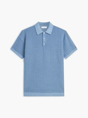 Tommy Hilfiger - Áo Thun Có Cổ Nam Washed Structured Polo Shirt