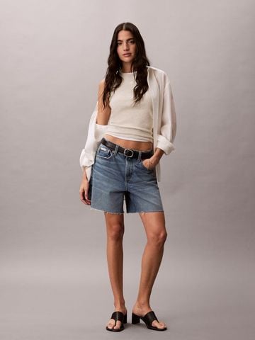 Calvin Klein - Áo Thun Ba Lỗ Nữ Slim Waffle Racerback Top