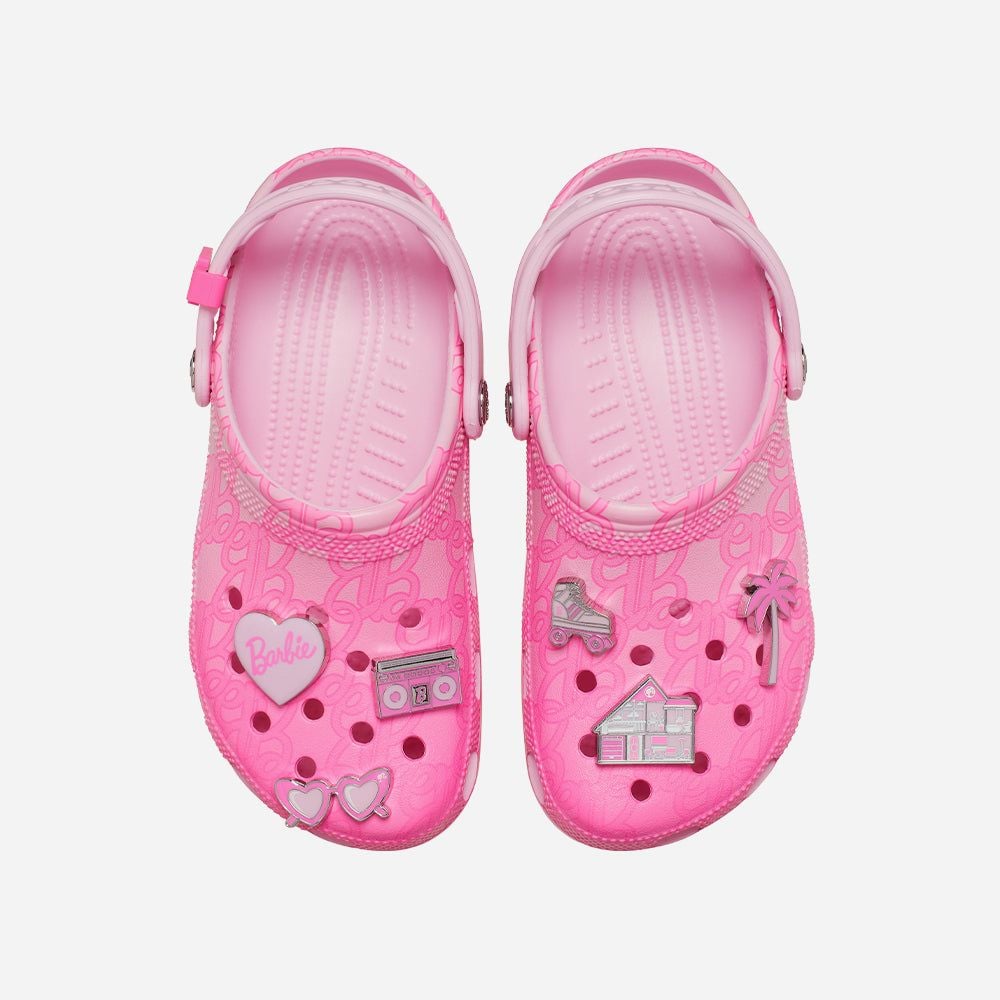 Crocs - Xăng đan nam nữ Mattel Pink Barbie Classic Clog Clog Multi Lifestyle