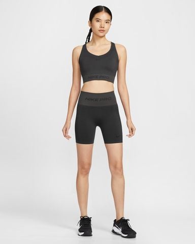 Nike - Quần Ngắn Thể Thao Nữ Nike Pro Seamless Women's Dri-FIT High-Waisted Biker Shorts