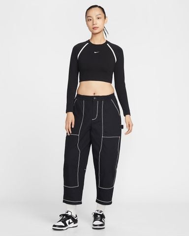 Nike - Áo Tay Dài Thể Thao Nữ Sportswear Women's Tight Long-Sleeve Cropped Top