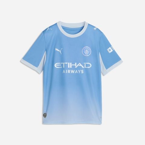 Puma - Áo Bóng Đá Trẻ Em MCFC Home Jersey Replica Jr