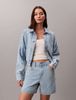 Calvin Klein - Quần Jeans Ngắn Nữ 90s Straight Needle punch Denim Short