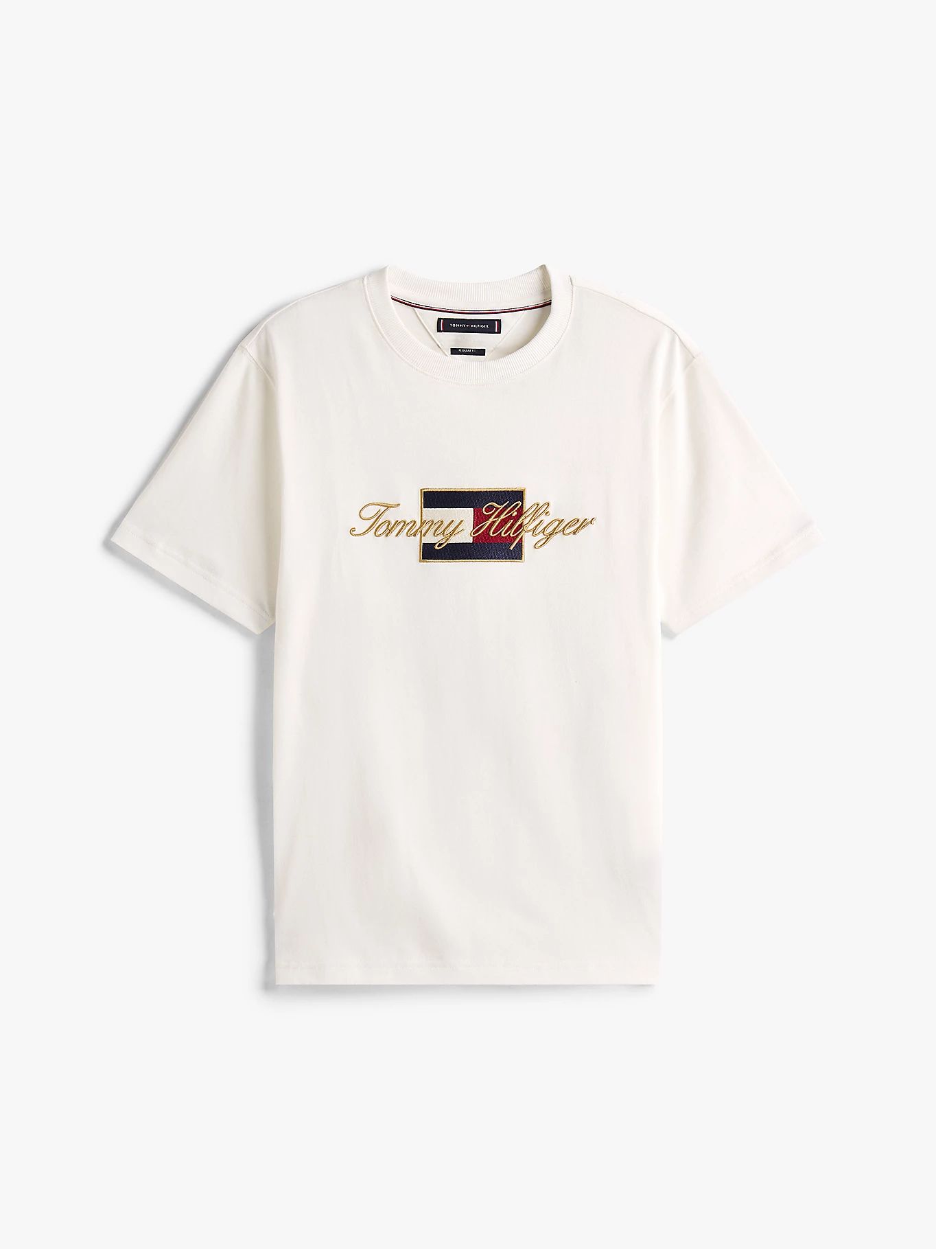 Tommy Hilfiger - Áo thun tay ngắn nam Logo Embroidery Crew Neck T-Shirt