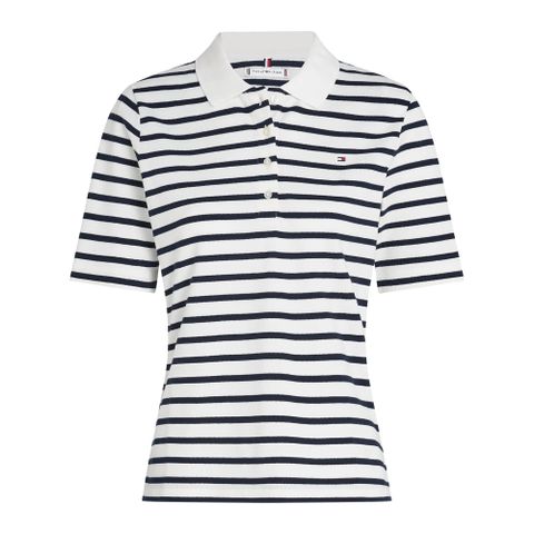 Tommy Hilfiger - Áo Thun Có Cổ Nữ 1985 Regular Pique Polo Short Sleeve
