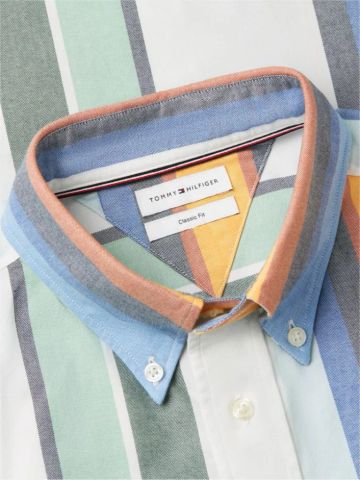 Tommy Hilfiger - Áo Sơ Mi Nam Tay Dài Oversized Heritage Oxford Multi Stripe