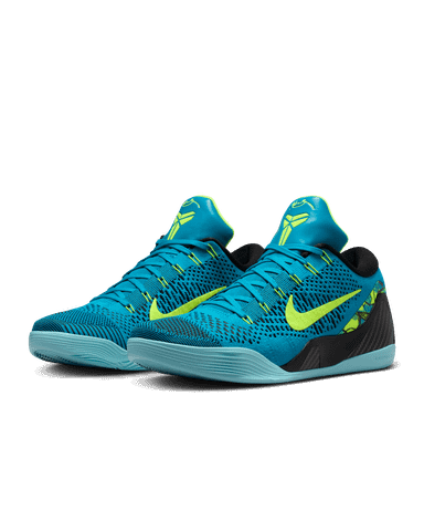 Nike - Giày bóng rổ thể thao Nam Kobe 9 Elite Low Protro Neo Turquoise and Volt
