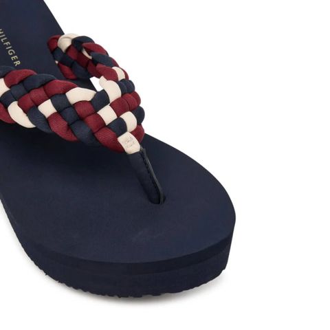 Tommy Hilfiger - Xăng Đan Nữ TH Wedge Braided Summer Sandal - 4