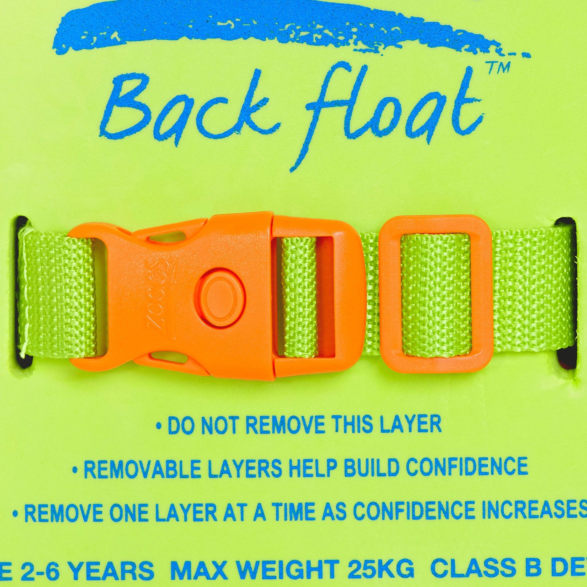 Zoggs - Phao bơi đeo lưng trẻ em Zoggy Back Float Swimming