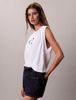 Calvin Klein - Áo Thun Ba Lỗ Nữ Monogram Shoulder Pleat Tee