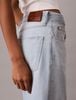 Calvin Klein - Quần Jean Dài Nữ Cotton Linen Wide Leg Jeans