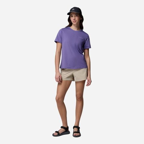 Columbia - Áo Tay Ngắn Thể Thao Nữ Wild Springs SS