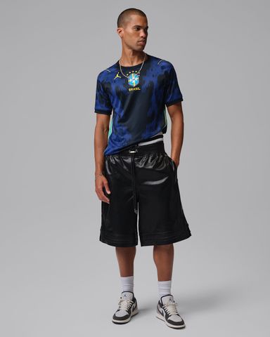 Nike - Áo Tay Ngắn Thể Thao Nam Brazil National Team 2026 Stadium Away Dri-FIT Football Shirt