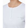 Calvin Klein - Áo thun tay dài nữ Monologo Rib Henley T-Shirt