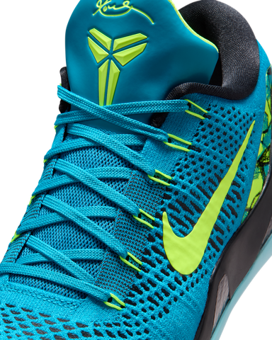 Nike - Giày bóng rổ thể thao Nam Kobe 9 Elite Low Protro Neo Turquoise and Volt