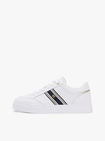 Tommy Hilfiger - Giày Nữ Leather Webbing Strap Cupsole Trainers
