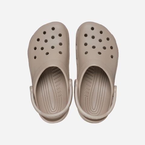 Crocs - Giày Clog Unisex Classic Clog U Taupe