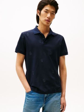 Tommy Hilfiger - Áo thun có cổ polo tay ngắn nam Holiday Novelty Reg Polo