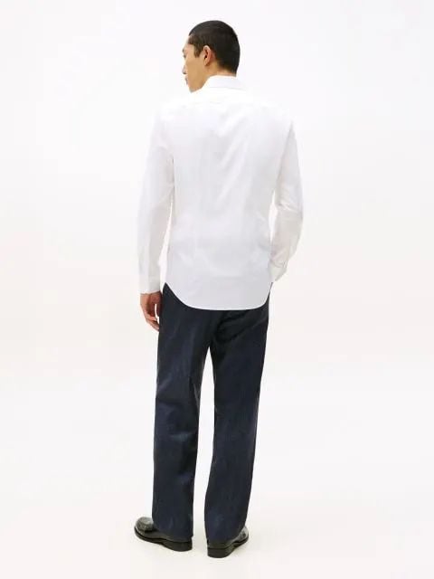 Tommy Hilfiger - Áo sơ mi tay dài nam Flex Slim Fit Poplin Shirt