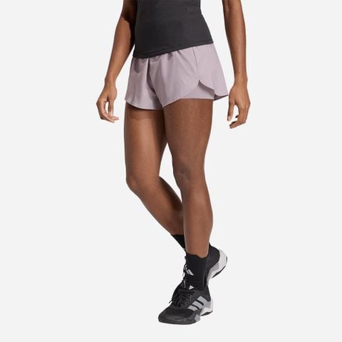 Adidas - Quần Ngắn Thể Thao Nữ D4T Workout Go To 2-In-1 Shorts