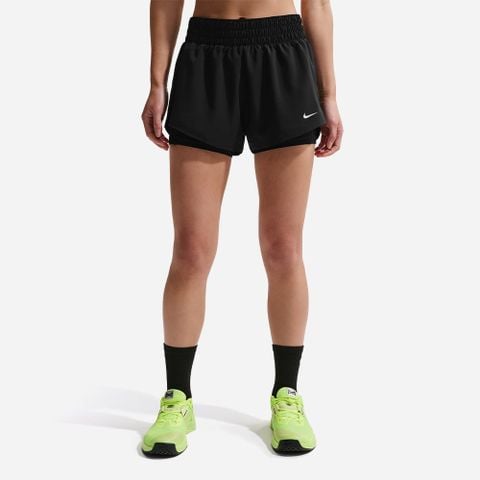 Nike - Quần Ngắn Thể Thao Nữ One DF MR 3in 2n1 Shorts