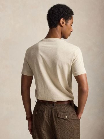 Ralph Lauren - Áo Thun Tay Ngắn Nam Custom Slim Fit Jersey Crewneck T-Shirt
