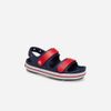 Crocs - Xăng đan trẻ em Crocband Cruiser Sandal Kid Navy/Varsity Red Lifestyle