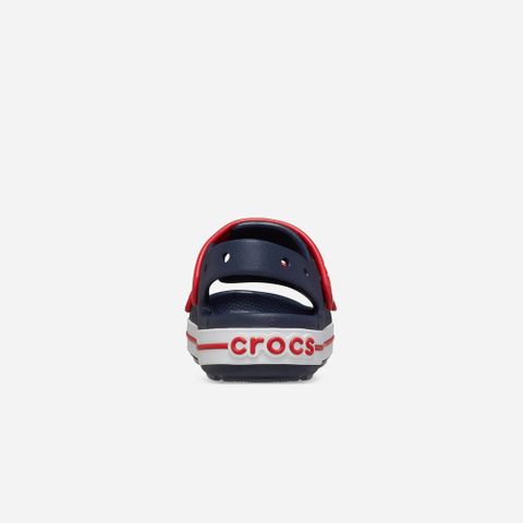 Crocs - Xăng đan trẻ em Crocband Cruiser Sandal Kid Navy/Varsity Red Lifestyle