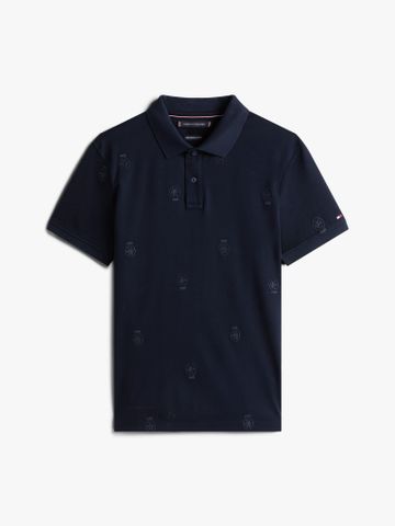 Tommy Hilfiger - Áo thun có cổ polo tay ngắn nam Holiday Novelty Reg Polo