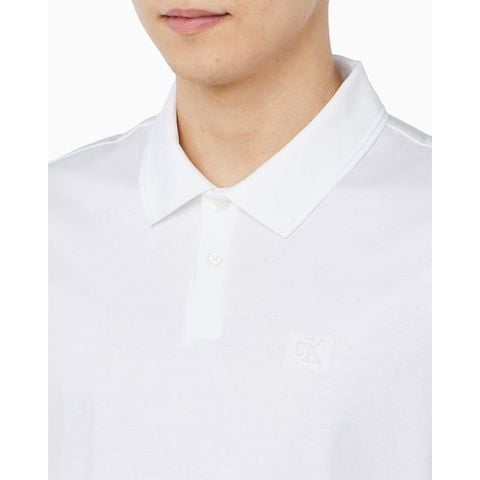 Calvin Klein - Áo Thun Có Cổ Nam SS Classic Mercerized Interlock