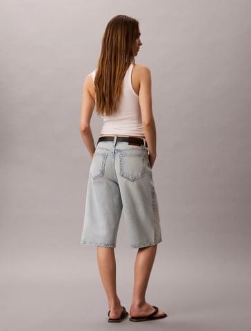 Calvin Klein - Quần Jeans Ngắn Nữ Long Tencel Short Ryder