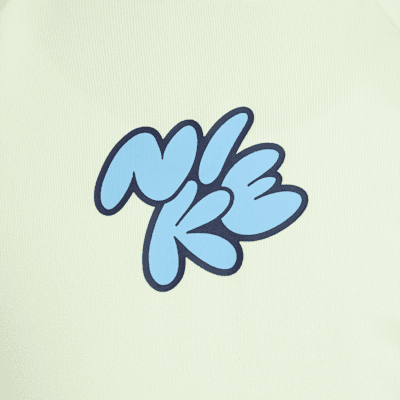 Nike - Áo Bơi Chống Nắng Bé Gái Long Sleeve UV Swimming Top Hydroguard