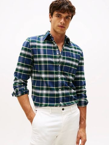 Tommy Hilfiger - Áo sơ mi tay dài nam Regular Fit Tartan Check Shirt