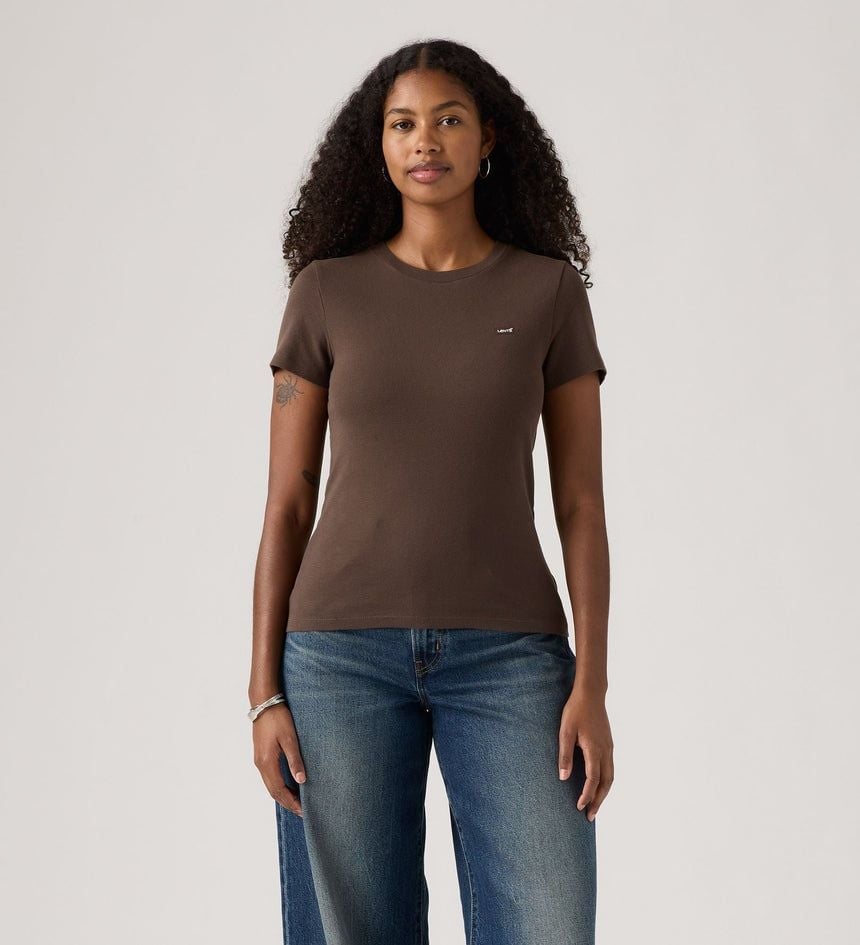 Levi's - Áo thun nữ Women's Essential Housemark Short-Sleeve Tee - Bracken