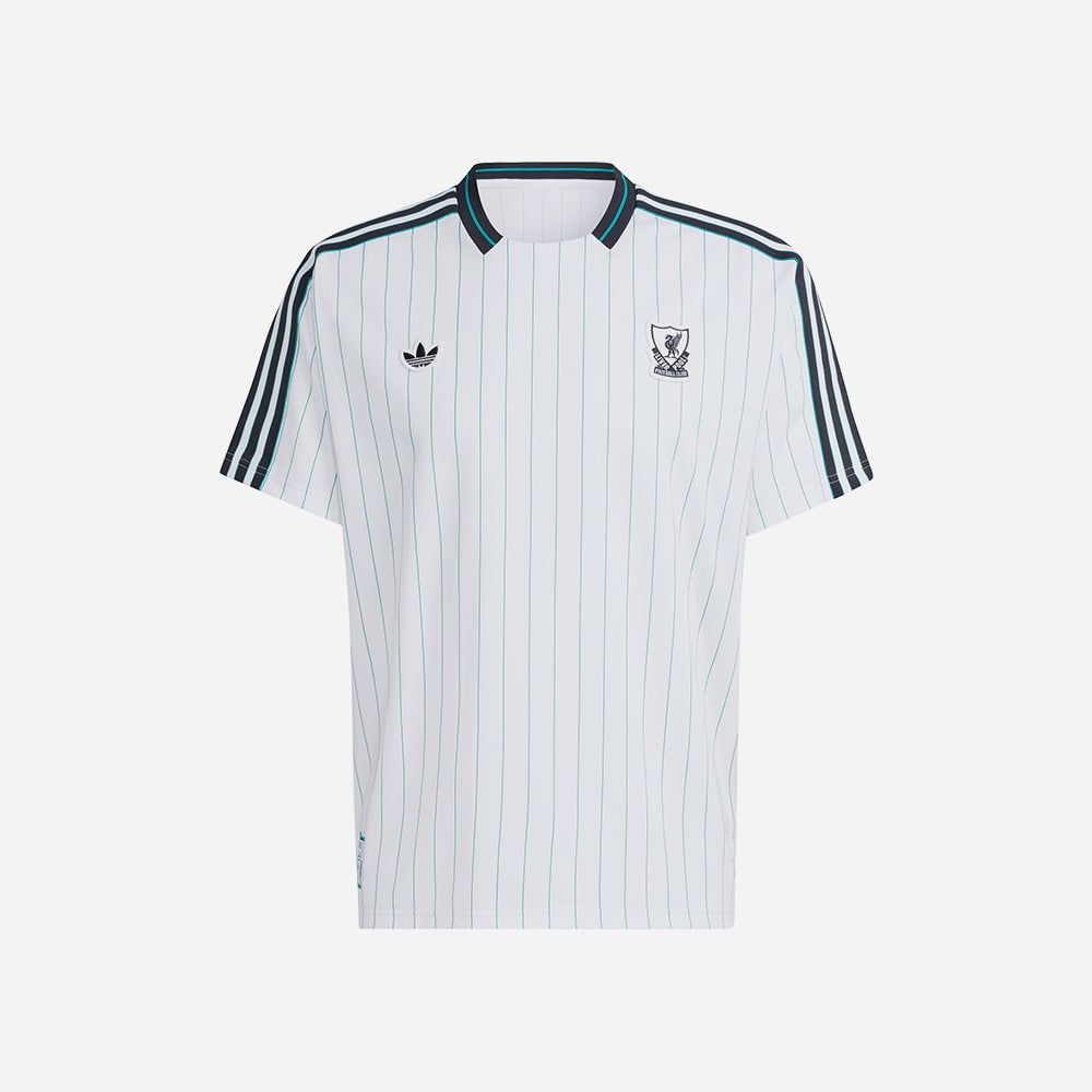 adidas - Áo thun đá banh Nam Men's Adidas Liverpool Icon Football Jersey - White