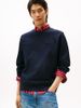 Tommy Hilfiger - Áo nỉ tay dài nam Piqué Embossed Crew Tee