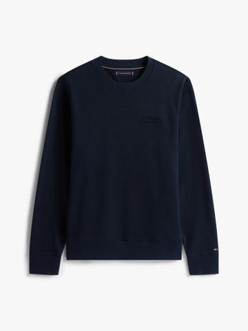 Tommy Hilfiger - Áo nỉ tay dài nam Piqué Embossed Crew Tee