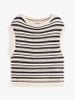 Tommy Hilfiger - Áo len thời trang nữ Crochet Relaxed Sleeveless Boat Neck Jumper