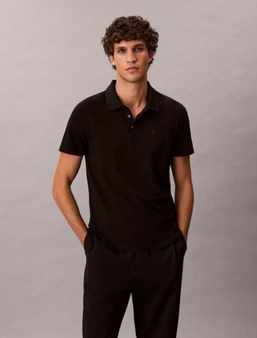 Calvin Klein - Áo Thun Có Cổ Nam Stretch Cotton Slim Polo