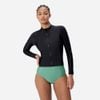 Speedo - Áo Rashguard Nữ Long Sleeve Solid Zip Rash Guard