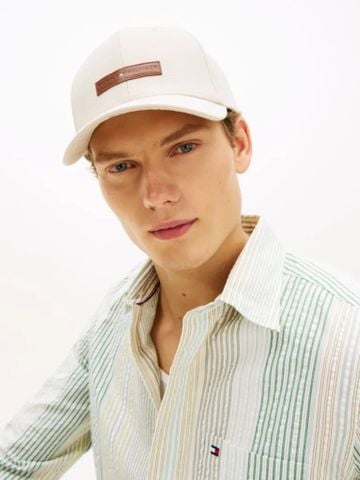 Tommy Hilfiger - Nón Lưỡi Trai Nam Logo Patch Canvas Baseball Cap