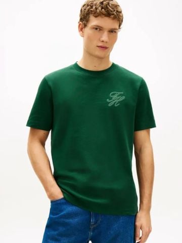 Tommy Hilfiger - Áo Thun Tay Ngắn Nam Tonal Logo Embroidery Crew Neck T-Shirt