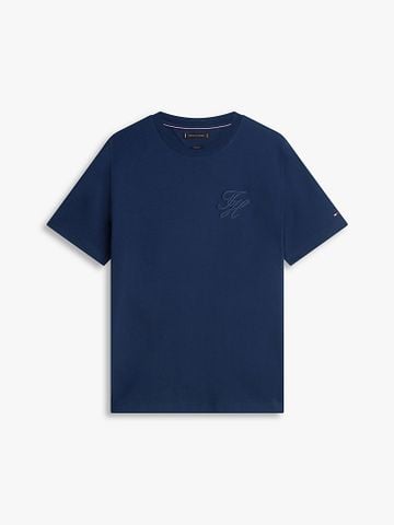 Tommy Hilfiger - Áo Thun Tay Ngắn Nam Tonal Logo Embroidery Crew Neck T-Shirt