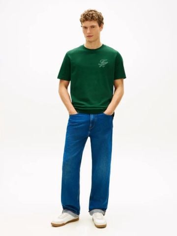 Tommy Hilfiger - Áo Thun Tay Ngắn Nam Tonal Logo Embroidery Crew Neck T-Shirt