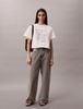 Calvin Klein - Áo Thun Tay Ngắn Nữ SS Cropped Boxy Graphic Tee