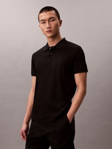 Calvin Klein - Áo Polo Nam Classic Mercerized Interlock Tee