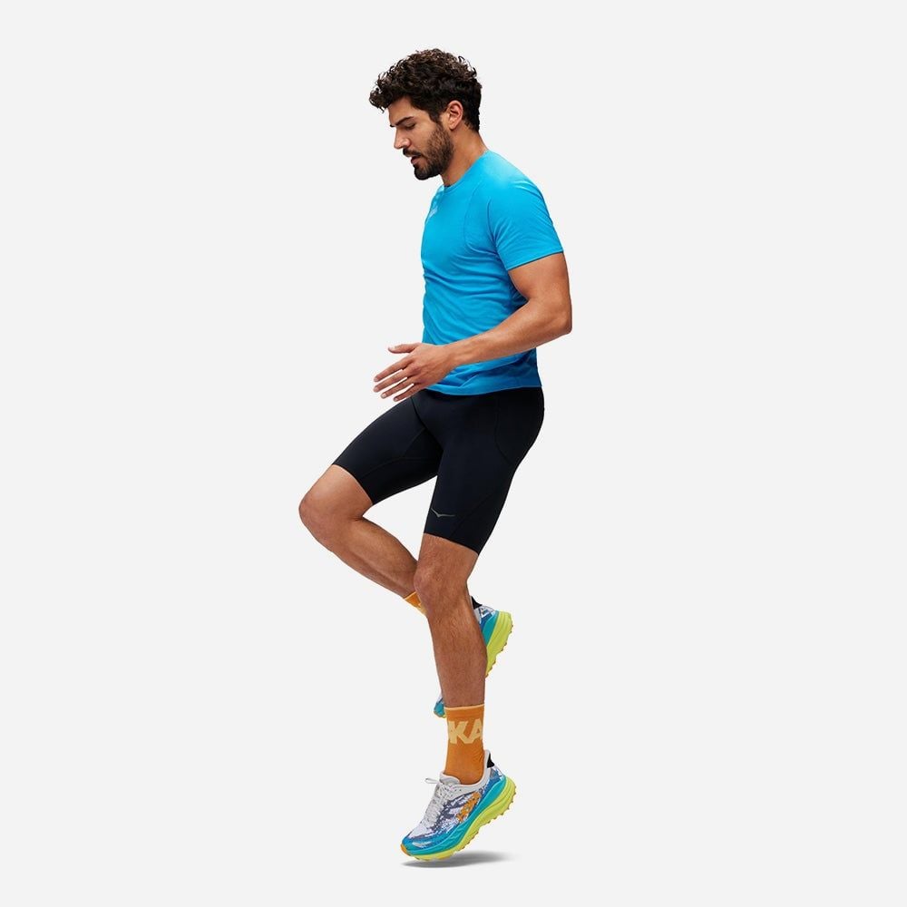Hoka - Quần ngắn ống bó thể thao nam Novafly Half Running