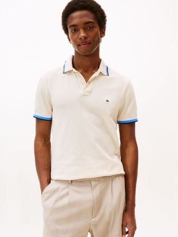 Tommy Hilfiger - Áo thun có cổ polo tay ngắn nam Cuff Interest Slim Fit Polo
