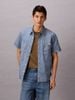 Calvin Klein - Áo Sơ Mi Nam Chambray Classic Button-Down Shirt